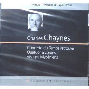 Chaynes - Concerto Du Temps Retrouve  CD